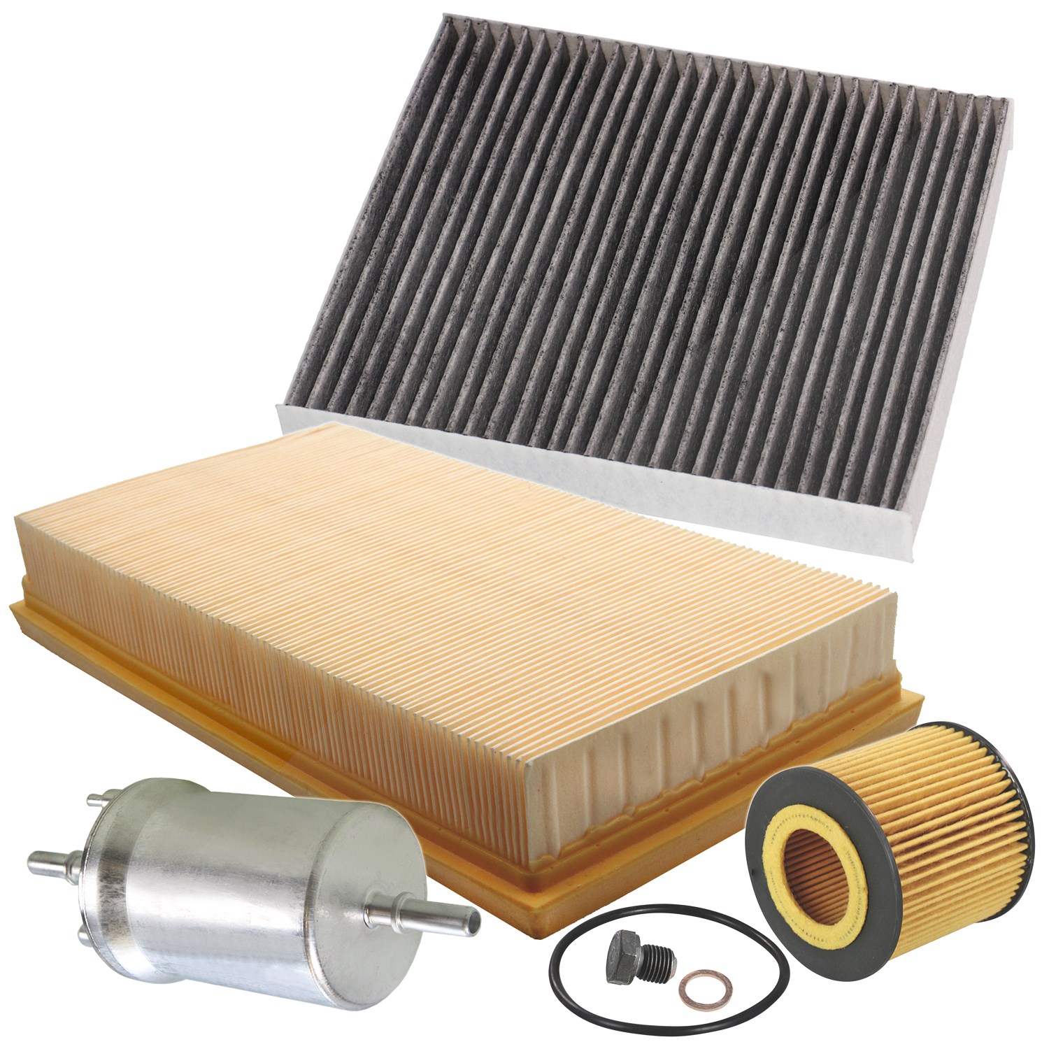 Bestprice Inspektionspaket Filtersatz SET B [Hersteller-Nr. 10492375] für VW, Seat
