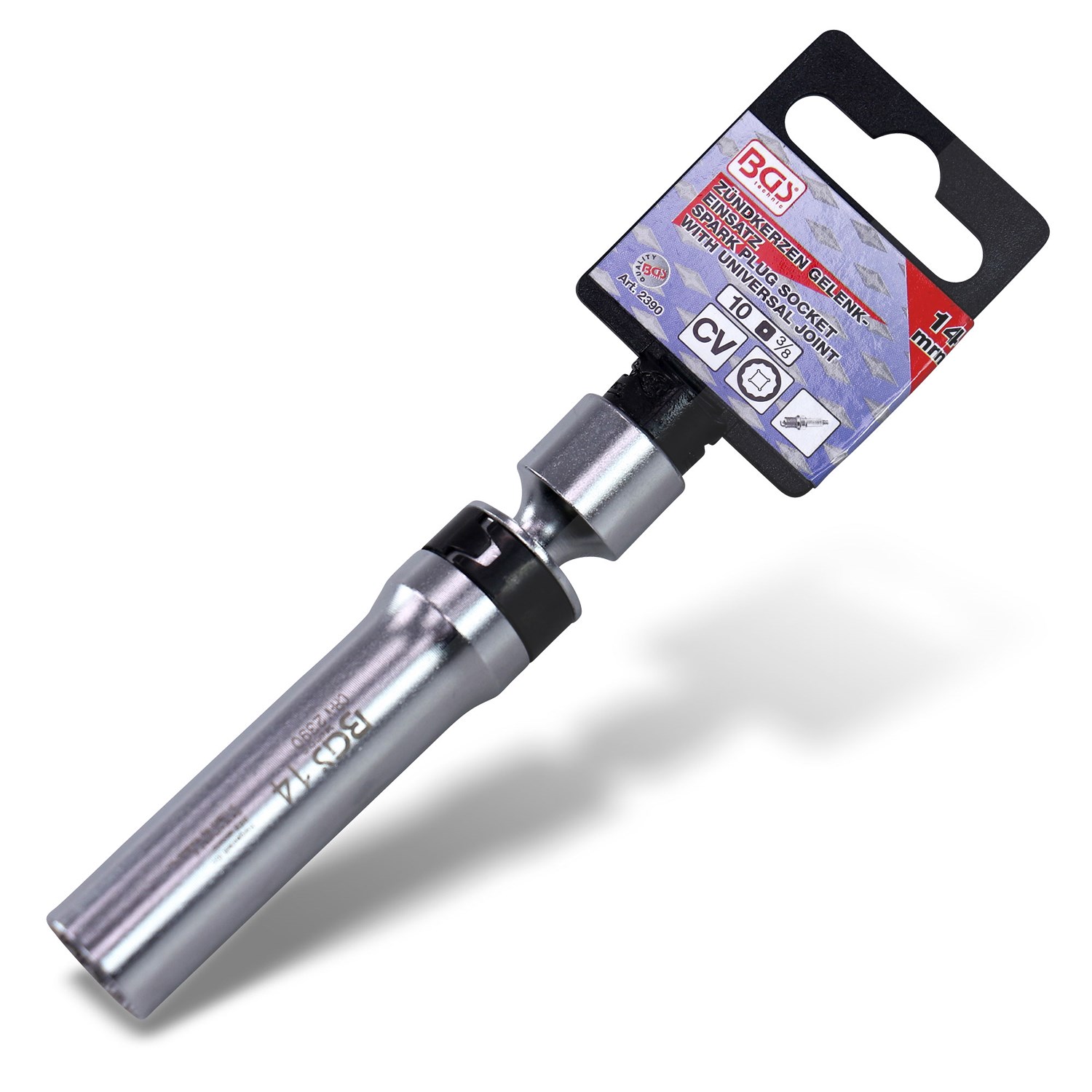 Bgs Zündkerzen-Gelenkeinsatz SW 14 mm [Hersteller-Nr. 2390] für BMW