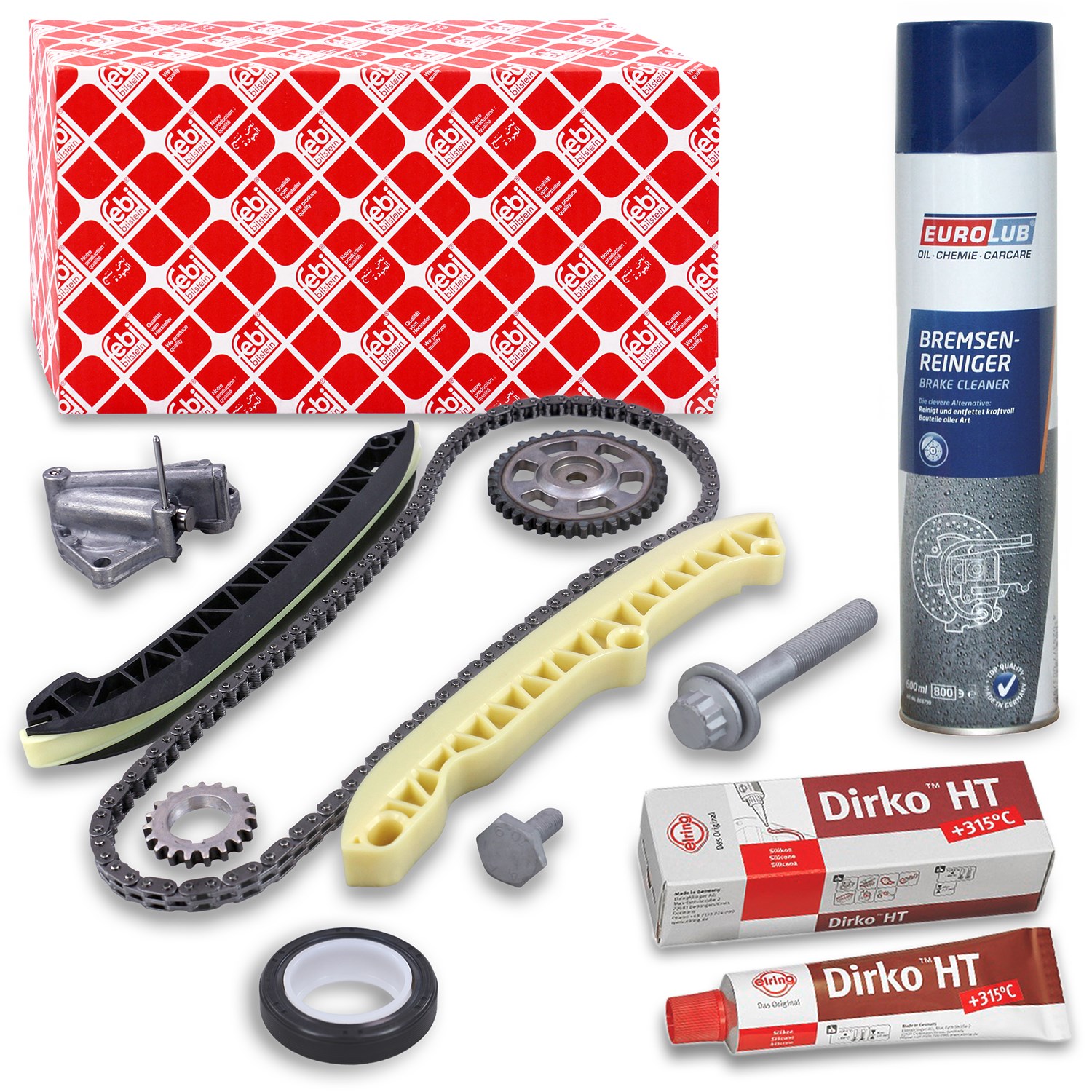 Febi Bilstein Steuerkettensatz + KW-Wedi [Hersteller-Nr. 40197783] für VW, Skoda