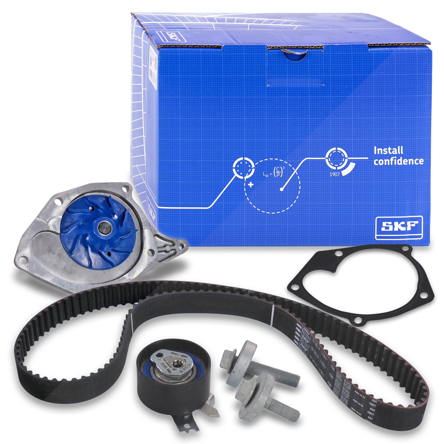 Skf Wasserpumpe + Zahnriemensatz [Hersteller-Nr. VKMC06134-2] für Nissan, Dacia, Suzuki, Renault