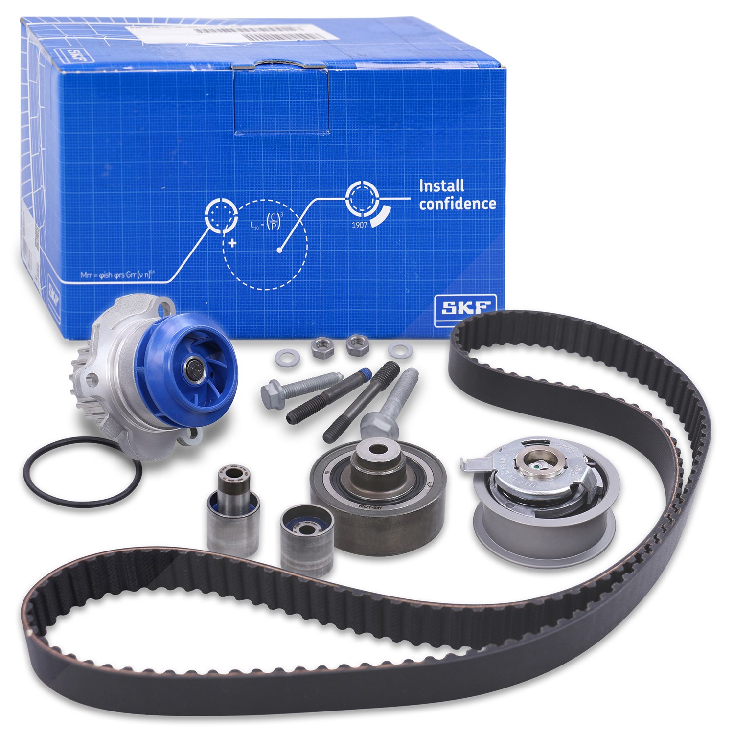 Skf Wasserpumpe + Zahnriemensatz [Hersteller-Nr. VKMC01251] für Audi, Seat, Skoda, VW