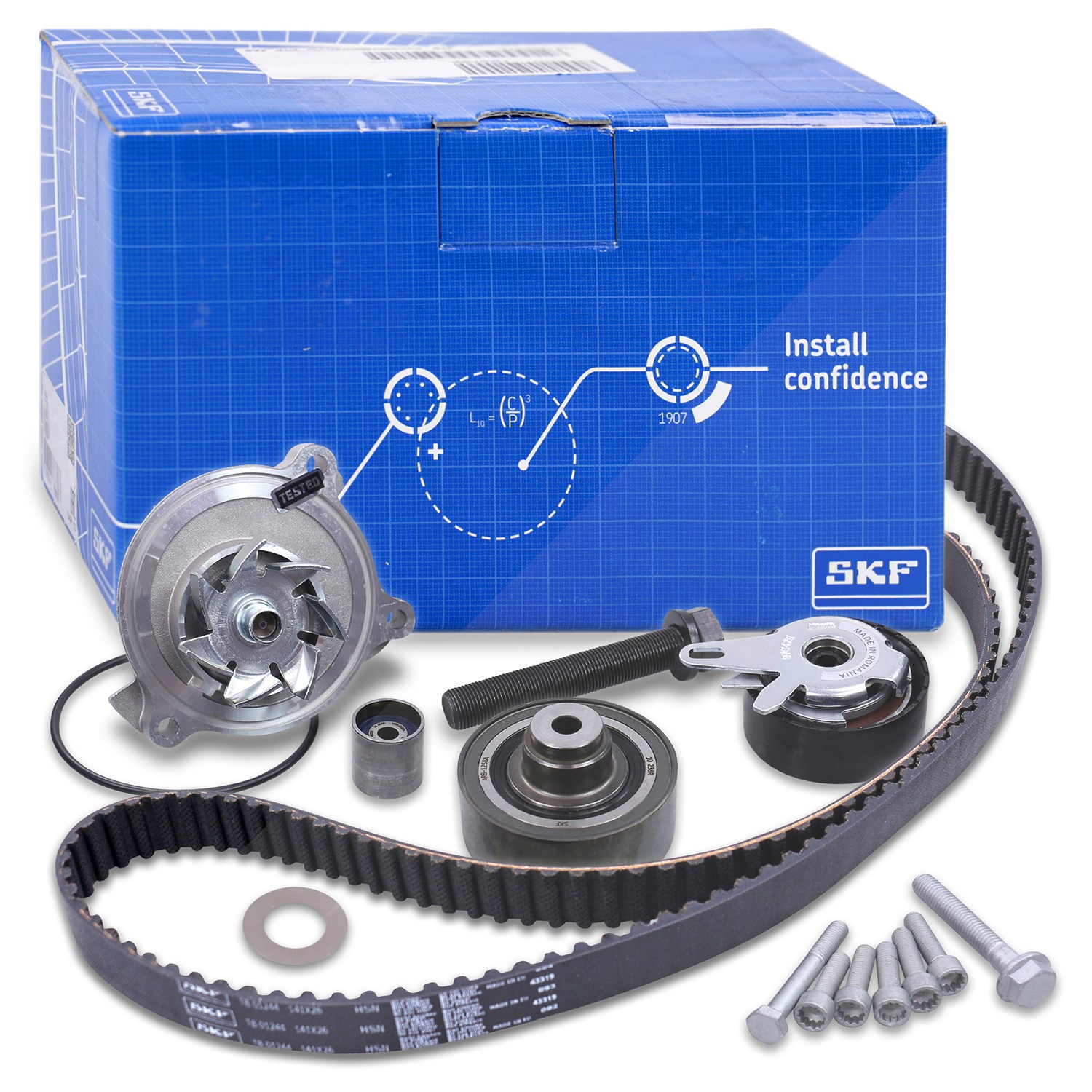 Skf Wasserpumpe + Zahnriemensatz [Hersteller-Nr. VKMC01244] für VW