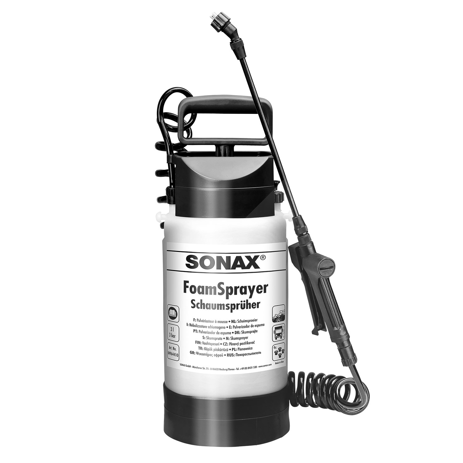 Sonax Profiline FoamSprayer 3 l Wiederbefüllbar [Hersteller-Nr. 04964410]