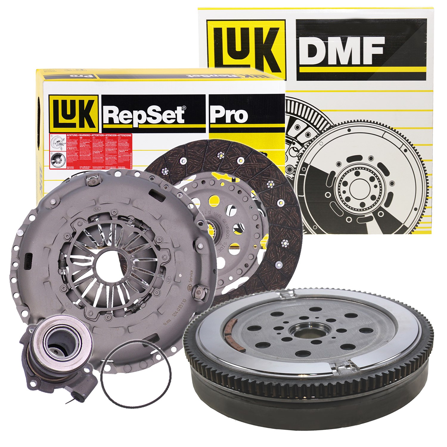Schaeffler Luk Kupplungssatz inkl. Zwei-Massen-Schwungrad [Hersteller-Nr. 34002345] für Saab, Opel, Vauxhall