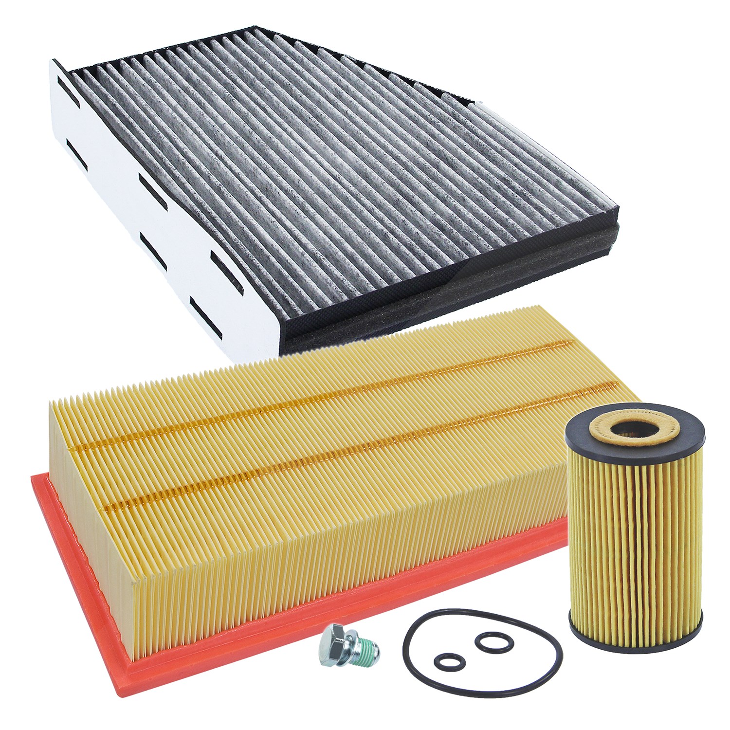 Bestprice Inspektionspaket Filtersatz SET A [Hersteller-Nr. 10492404] für VW, Skoda, Audi, Seat