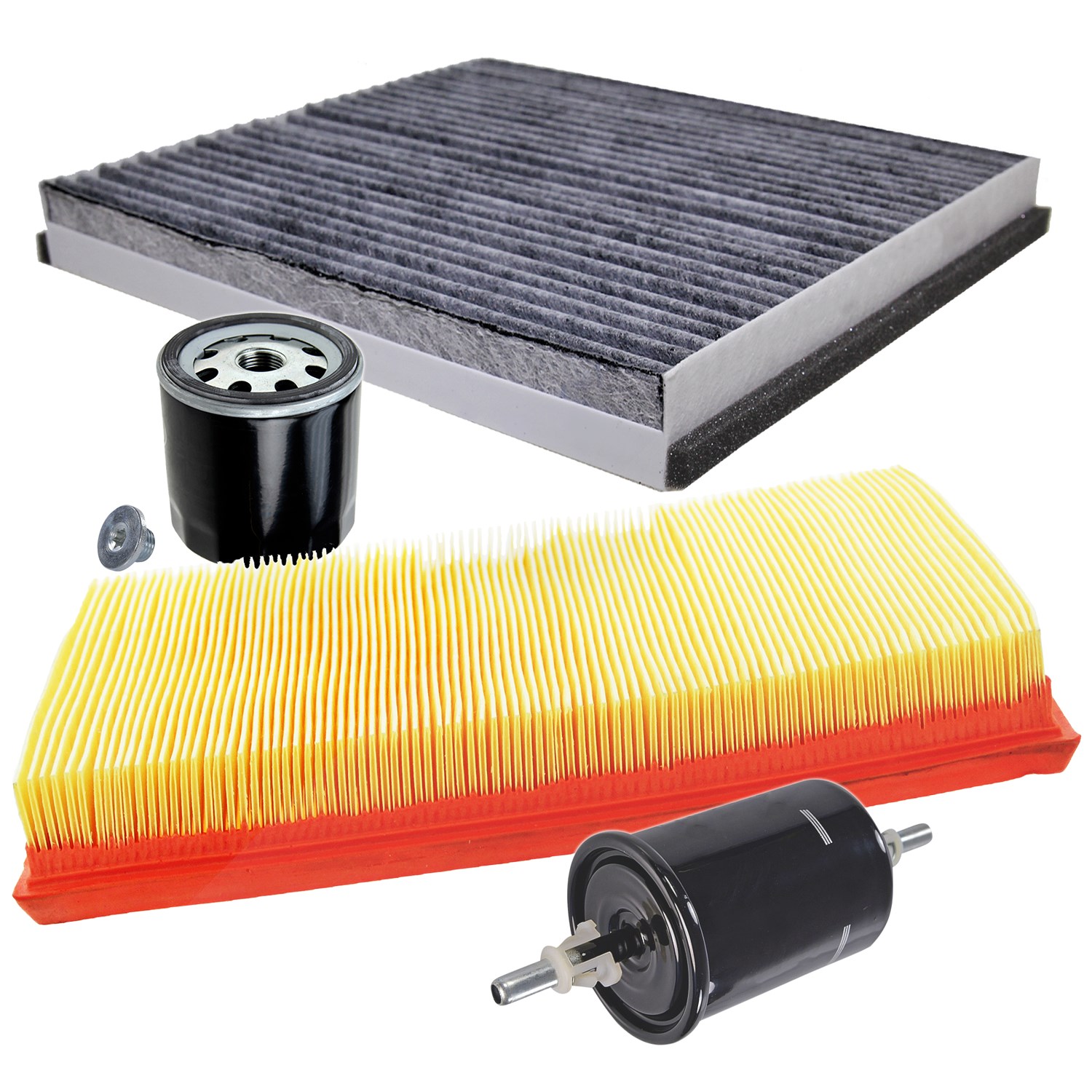 Bestprice Inspektionspaket Filtersatz SET B [Hersteller-Nr. 10492498] für Vauxhall, Opel