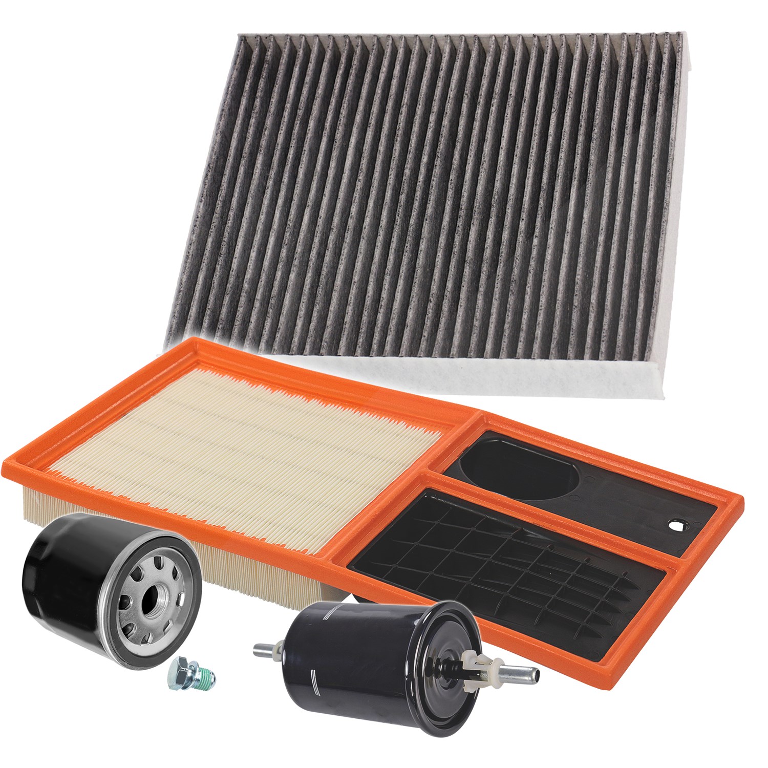 Bestprice Inspektionspaket Filtersatz SET B [Hersteller-Nr. 10492504] für Skoda, VW, Seat