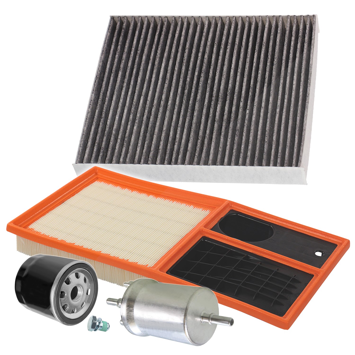 Bestprice Inspektionspaket Filtersatz SET B [Hersteller-Nr. 10492505] für VW, Seat, Skoda