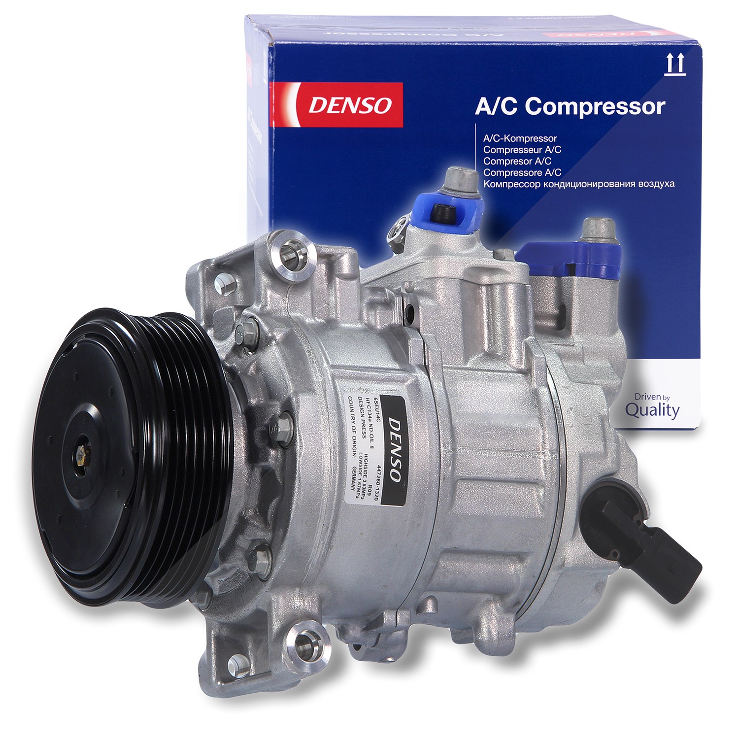 Denso Kompressor, Klimaanlage [Hersteller-Nr. DCP02041] für Audi, Seat