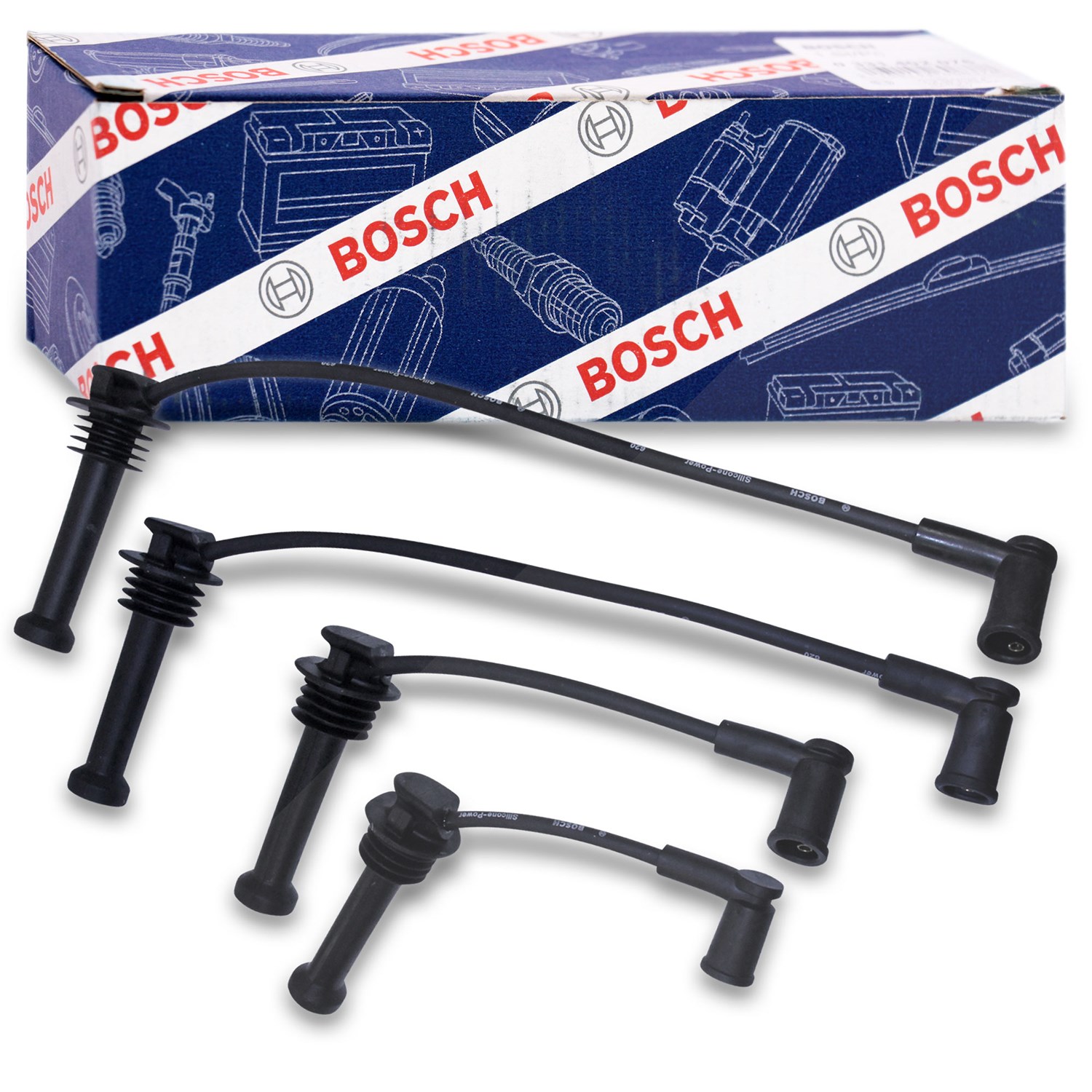 Bosch Zündkabelsatz [Hersteller-Nr. 0986357208] für Volvo, Ford, Mazda