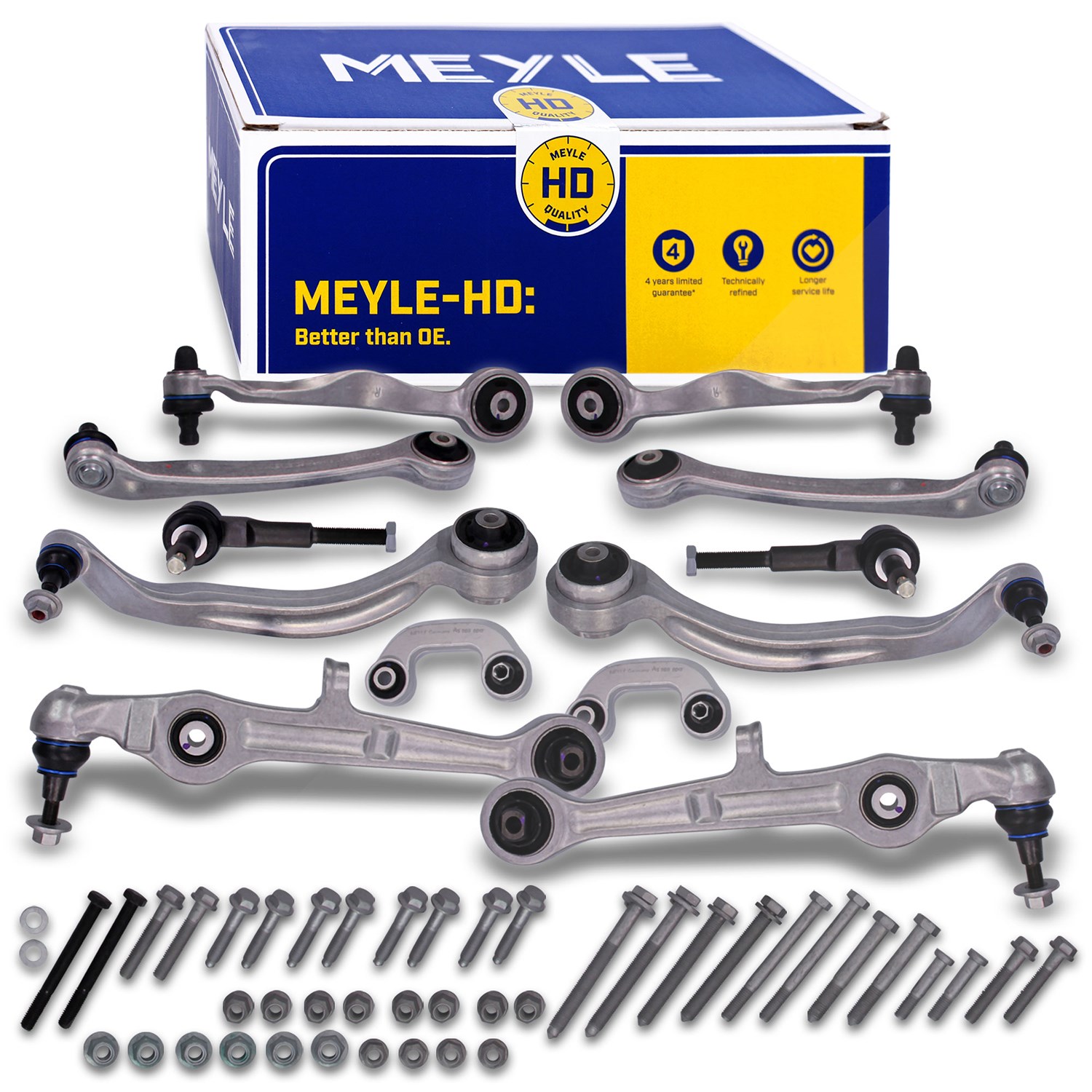Meyle Querlenkersatz vorne 12-teilig [Hersteller-Nr. 1160500085/HD] für Audi, Seat