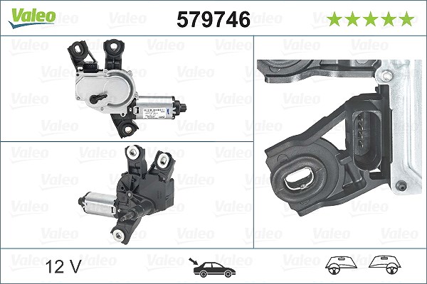 Valeo Wischermotor [Hersteller-Nr. 579746] für VW