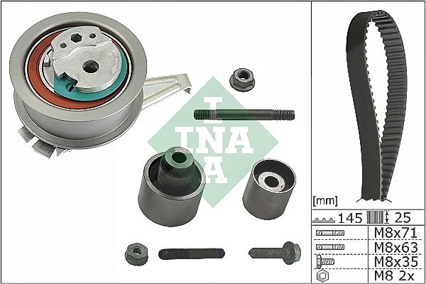 Schaeffler Ina Zahnriemensatz [Hersteller-Nr. 530069910] für Seat, Audi, Skoda, Man, VW