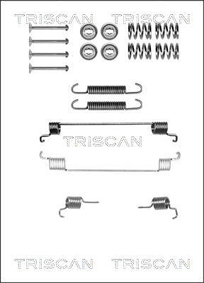 Triscan Zubehörsatz, Bremsbacken [Hersteller-Nr. 8105152540] für Ford, Renault, Dacia, VW, Peugeot, Fiat, Lancia