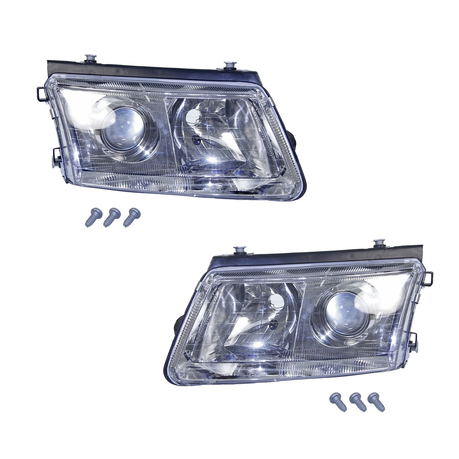 Bestprice 2x Scheinwerfer D2S/H7 Xenon autom. LWR [Hersteller-Nr. 10427903] für VW