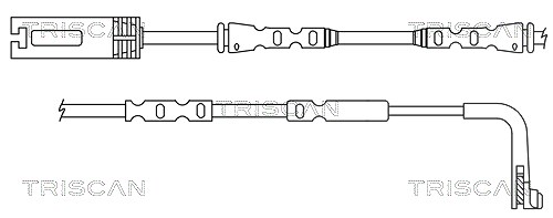 Triscan Warnkontakt, Bremsbelagverschleiß [Hersteller-Nr. 811511039] für BMW