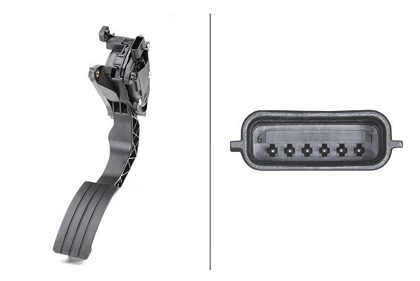 Hella Sensor, Fahrpedalstellung [Hersteller-Nr. 6PV009978-711] für Dacia, Renault