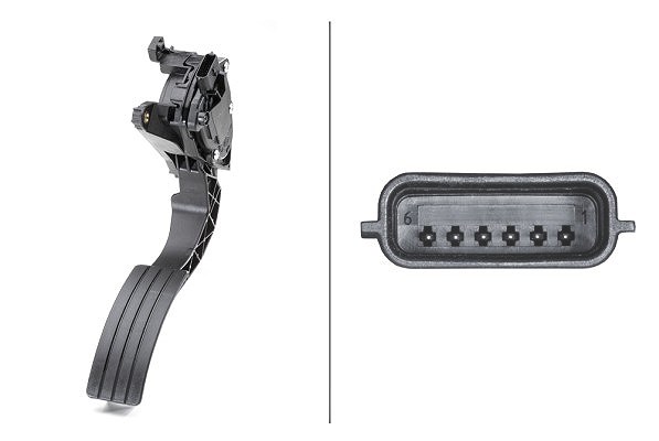 Hella Sensor, Fahrpedalstellung [Hersteller-Nr. 6PV009978-731] für Renault