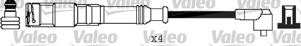 Valeo Zündleitungssatz [Hersteller-Nr. 346220] für Audi, VW, Seat, Skoda