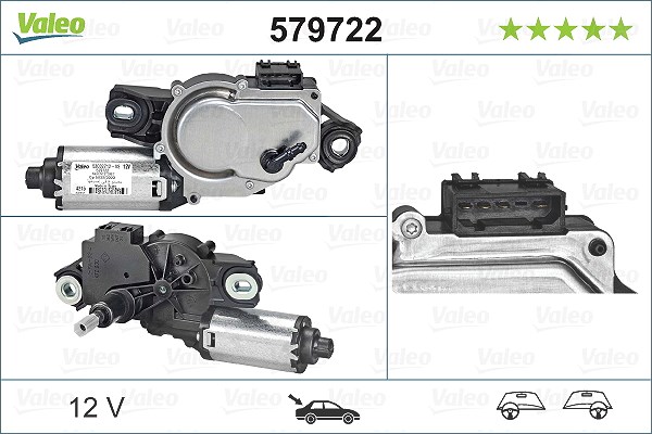 Valeo Wischermotor [Hersteller-Nr. 579722] für VW