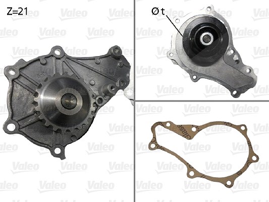 Valeo Wasserpumpe [Hersteller-Nr. 506714] für Peugeot, Citroën, Ds, Ford, Mazda, Suzuki, Toyota