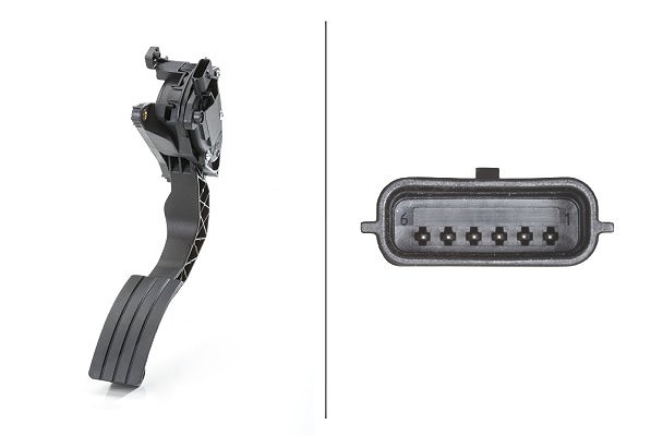 Hella Sensor, Fahrpedalstellung [Hersteller-Nr. 6PV009978-721] für Renault, Dacia