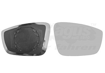 Van Wezel Spiegelglas, Außenspiegel [Hersteller-Nr. 7617832] für Seat, Skoda