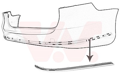 Van Wezel Blende, Stoßfänger [Hersteller-Nr. 5740554] für VW