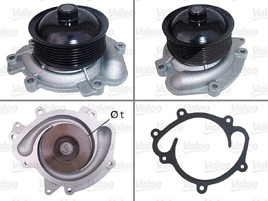 Valeo Wasserpumpe [Hersteller-Nr. 506980] für Chrysler, Jeep, Mercedes-Benz
