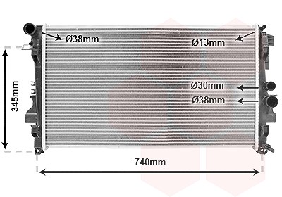 Van Wezel Kühler, Motorkühlung 30002356 Für Mercedes - Bild 4