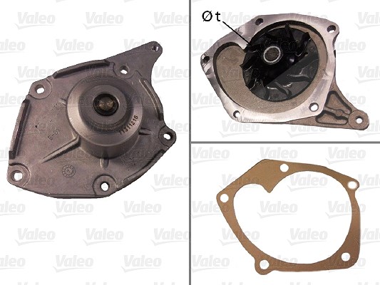 Valeo Wasserpumpe [Hersteller-Nr. 506863] für Dacia, Renault, Suzuki, Nissan