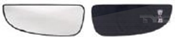 Tyc Spiegelglas, Außenspiegel [Hersteller-Nr. 309-0146-1] für Citroën, Fiat, Peugeot