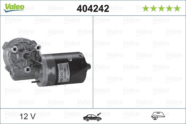 Valeo Wischermotor [Hersteller-Nr. 404242] für VW, Seat, Skoda, Audi