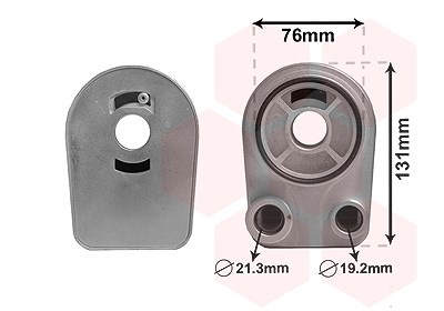 Van Wezel Ölkühler, Motoröl [Hersteller-Nr. 43003607] für Nissan, Suzuki, Renault, Dacia, Mercedes-Benz