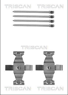 Triscan Zubehörsatz, Scheibenbremsbelag [Hersteller-Nr. 8105231613] für Mercedes-Benz