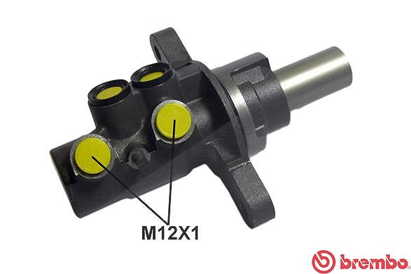 Brembo Hauptbremszylinder [Hersteller-Nr. M61073] für Peugeot, Ds, Citroën