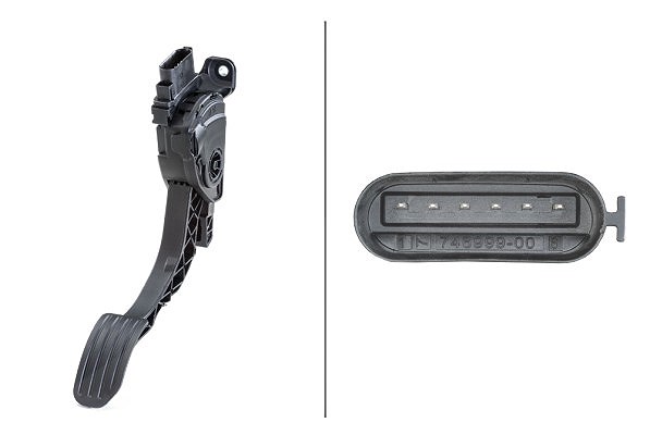 Hella Sensor, Fahrpedalstellung [Hersteller-Nr. 6PV010834-801] für Volvo