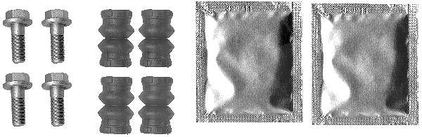 Hella Zubehörsatz, Bremssattel [Hersteller-Nr. 8DZ355201-641] für Citroën, VW, Jaguar, Peugeot, Vauxhall, Renault, Nissan, Smart, Fiat, Ford Usa, Audi
