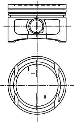 Kolbenschmidt Kolben [Hersteller-Nr. 99562620] für VW, Audi, Skoda, Seat
