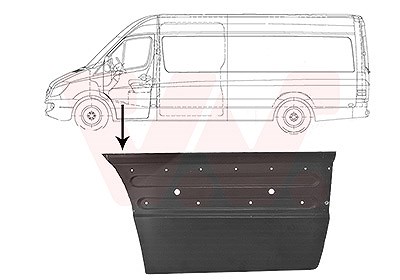 Van Wezel Tür, Karosserie [Hersteller-Nr. 3077171] für Mercedes-Benz, VW