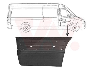 Van Wezel Tür, Karosserie [Hersteller-Nr. 3077172] für Mercedes-Benz, VW
