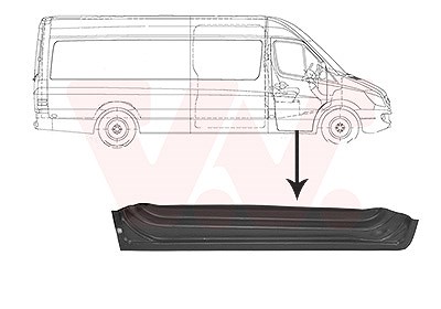 Van Wezel Tür, Karosserie [Hersteller-Nr. 3077272] für VW, Mercedes-Benz