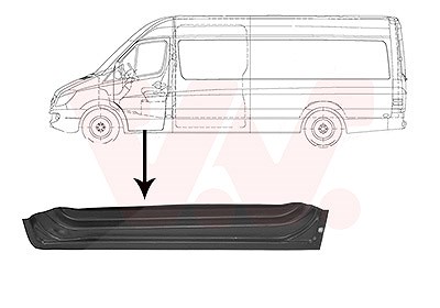 Van Wezel Tür, Karosserie [Hersteller-Nr. 3077271] für VW, Mercedes-Benz