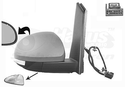 Van Wezel Außenspiegel [Hersteller-Nr. 5776828] für Seat, VW