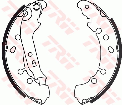 Trw Bremsbackensatz [Hersteller-Nr. GS8778] für Daihatsu, Toyota