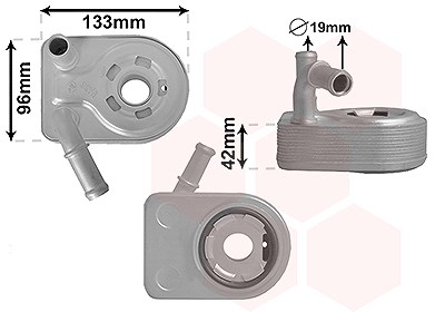 Van Wezel Ölkühler, Motoröl [Hersteller-Nr. 18013709] für Ford