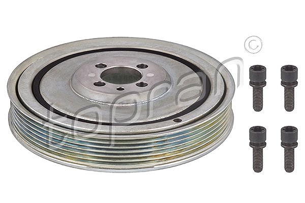 Topran Riemenscheibe, Kurbelwelle [Hersteller-Nr. 207343] für Lancia, Alfa Romeo, Vauxhall, Fiat, Opel, Saab, Suzuki