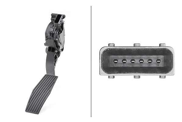 Hella Sensor, Fahrpedalstellung [Hersteller-Nr. 6PV009765-701] für Chevrolet, Saab, Opel, Vauxhall