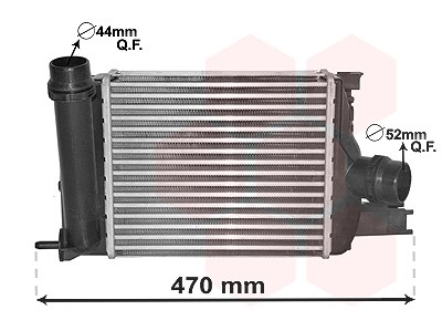 Van Wezel Ladeluftkühler [Hersteller-Nr. 15004013] für Renault, Dacia