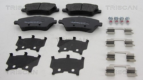 Triscan Bremsbelagsatz, Scheibenbremse [Hersteller-Nr. 811016027] für Ford